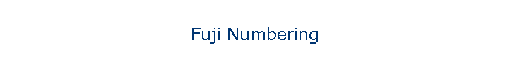 Fuji Numbering