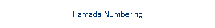 Hamada Numbering
