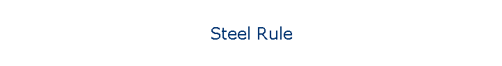 Steel Rule